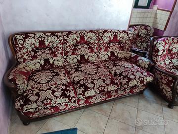 Divano + 2 poltrone epoca