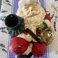 Base albero di Natale - babbo natale