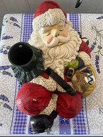 Base albero di Natale - babbo natale