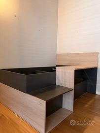 Struttura per letto singolo