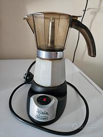 Moka elettrica De Longhi Alicia 6 tazze Made Italy