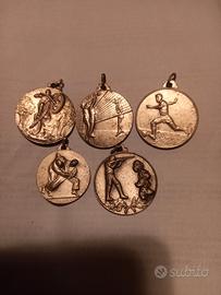 Medaglie sportive vintage 
