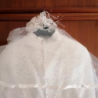 abito da sposa romantico da sartoria