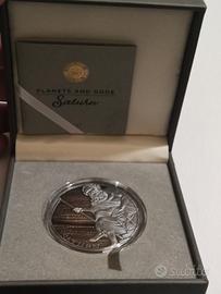 Camerun  Saturno 3 once argento 999