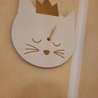 orologio a forma di gatto