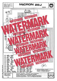 Micron 28 J - Schema cablaggio e elettrico