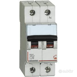 Interruttore Automatico Magnetotermico 1P+N 25A 4,