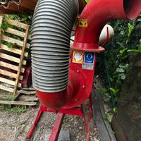 Aspiratore e trituratore foglie  professionale