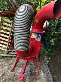 Aspiratore e trituratore foglie  professionale