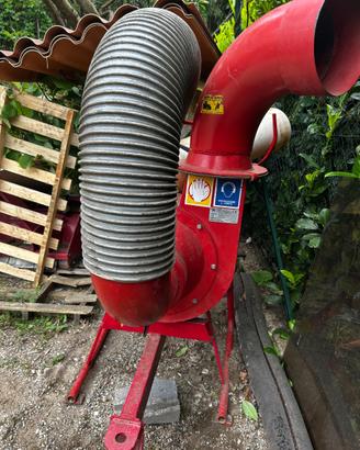 Aspiratore e trituratore foglie  professionale