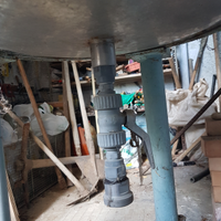 Bidone acciaio inox carrellato 110l per olio e vin