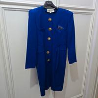 vestito da donna vintage 100% pura lana