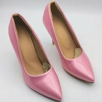 Scarpe donna décolleté rosa lucide