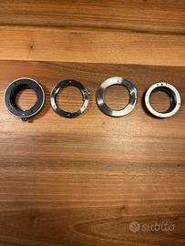 Adattatori Contax g, CY, Leica M, Fuji X, Eos