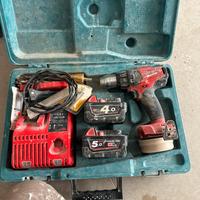 Kit trapano avvitatore e smerigliatrice Milwaukee