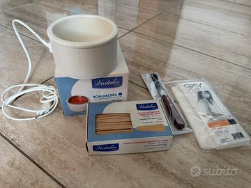 Scaldacera con spatole e strisce