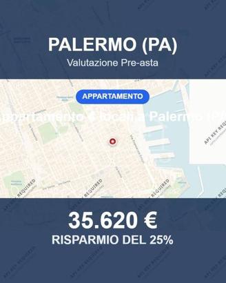 Immobile in asta di 110 m² a Palermo