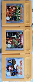 Donkey kong land 1/2/3 game boy