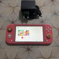 Console nintendo switch lite colorazione corallo