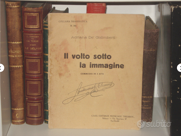libro antico book il volto sotto la immagine 1935