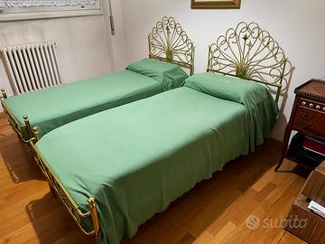 Struttura letto in ottone (coppia)