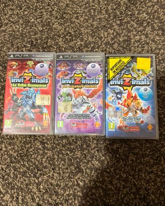 Lotto giochi PSP – Invizimals (3 titoli originali)