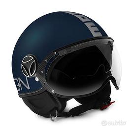 CASCO MOMO DESIGN FGTR EVO MATT BLUE