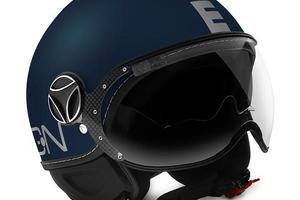 CASCO MOMO DESIGN FGTR EVO MATT BLUE