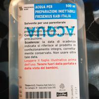 Acqua per preparazioni iniettabili