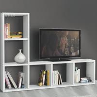 Mobile libreria porta tv bianco frassinato Cod 354