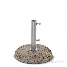 Base Ombrellone in Cemento con Tubo 52 mm Zincato