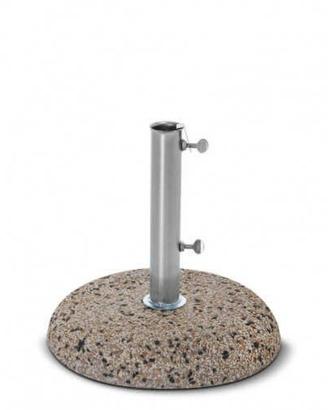Base Ombrellone in Cemento con Tubo 52 mm Zincato