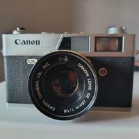 Fotocamera vintage Canon canonet ql19