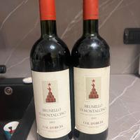 2 bottiglie di brunello di Montalcino 1991