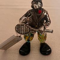 Raro Pagliaccio Tennista - Vittorio Angini - 515AG