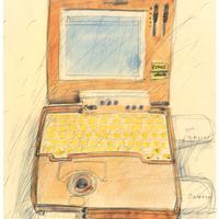 Poster De Lucchi x Olivetti- "Echos"