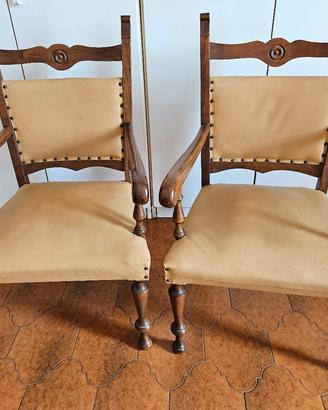 coppia poltrone vintage