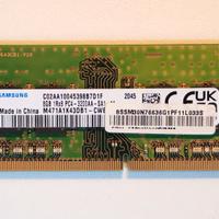 8GB RAM SAMSUNG DDR4 PC4-3200AA SODIMM