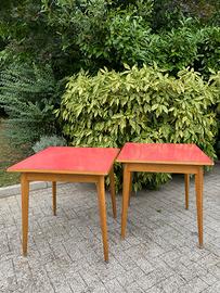 Coppia tavolini modernariato