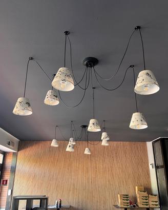 Lotto di Lampadari a sospensione multipla