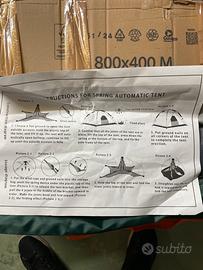 Tenda igloo 4 posti nuova