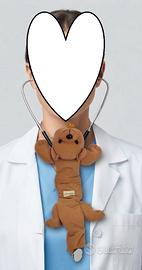 Fonendoscopio e copri-fonendoscopio forma orsetto