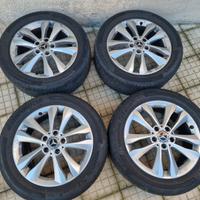 Cerchi in lega e gomme Mercedes Classe C raggio 17