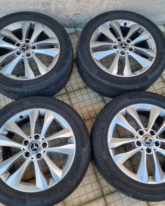 Cerchi in lega e gomme Mercedes Classe C raggio 17