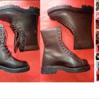 Stivali militari Battistini vera pelle, e altri