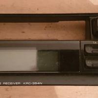 Stereo auto vintage Kenwood KRC-354N con slitta