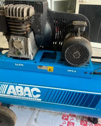 Compressore ABAC 5.5 HP – 270 Litri – Trifase