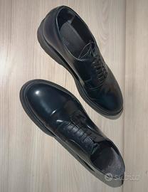 scarpa classica derby blu
