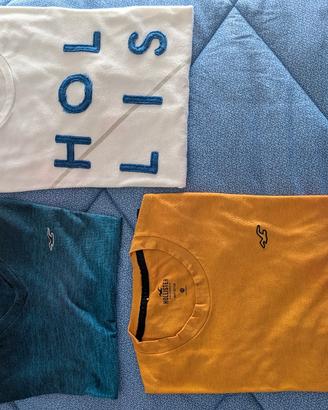 Set 3 magliette Hollister 