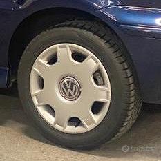 4 cerchi acciaio originali VW  14"  4 fori VW Polo